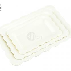 花邊長(zhǎng)方餐盤(4、6PCS