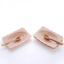 得力熊歐式小號(hào)花邊長