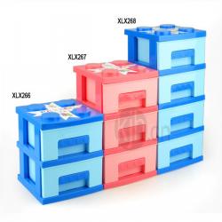 積木小層柜（正方2小、3