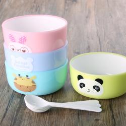 動(dòng)物樂園韓式雙色大碗