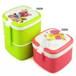 方型手提飯盒、雙層飯