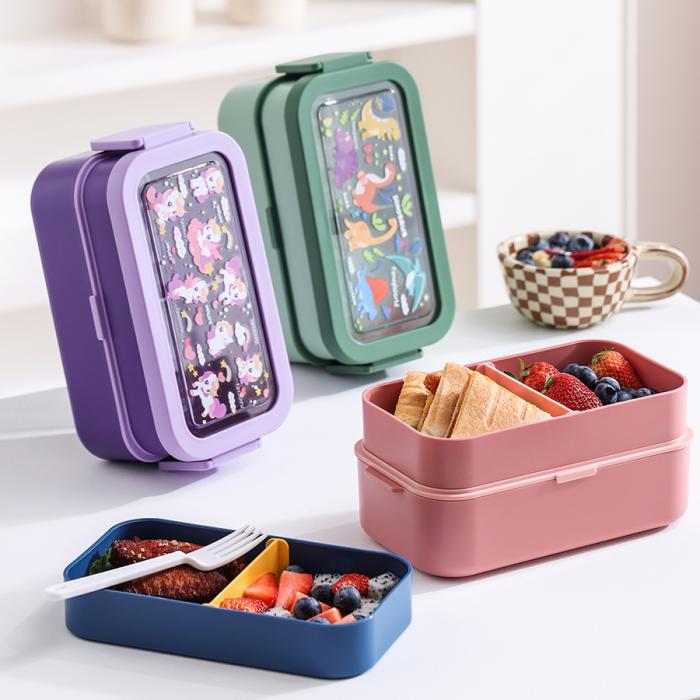 雙層便當(dāng)盒870+480=13