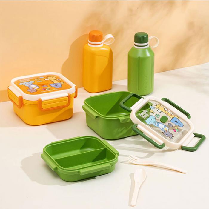 尚趣正方雙層飯盒(110