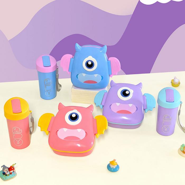 小惡魔套裝飯盒(水杯